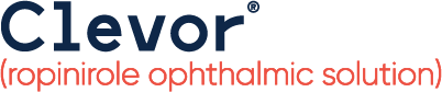 Clevor (ropinirole ophthalmic solution) Logo